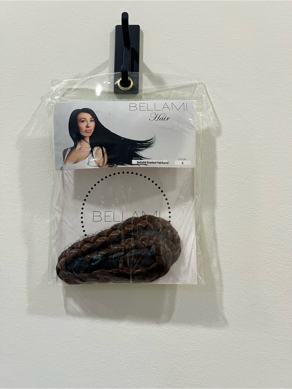 BELLAMI Braided Headband - Dark Brown